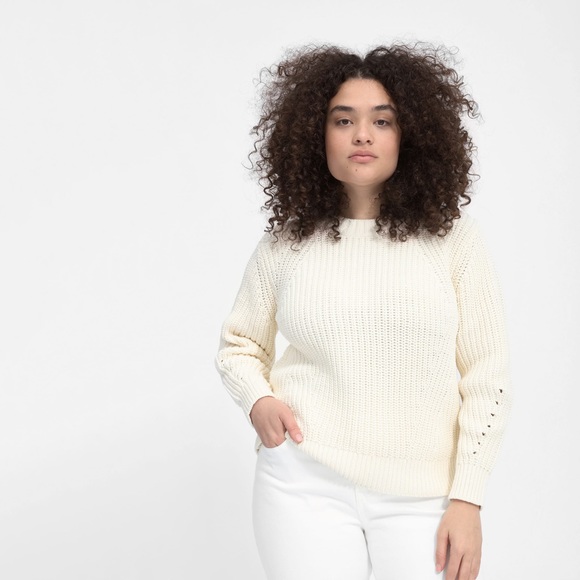 Everlane Sweaters Everlane The Texture Cotton Crew Chunky Knit